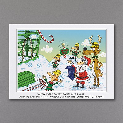 Cartoon Christmas Cards 